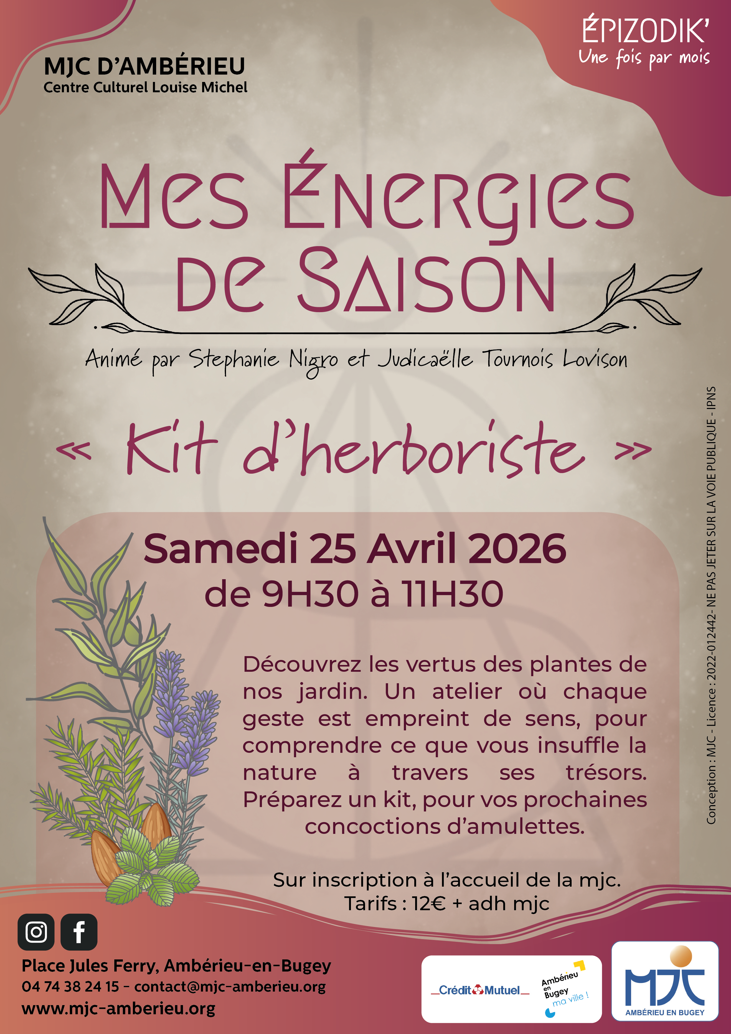 Samedi 25 Avril à 9h30